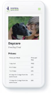Dog Daycare Website